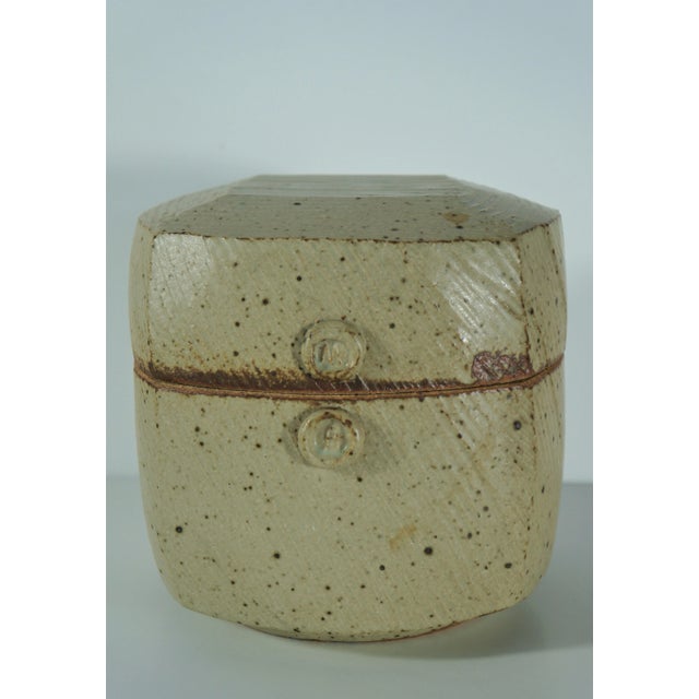 1990s Warren MacKenzie Cut Sided Lidded Box With Mark For Sale - Image 13 of 13