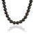 Victorian Style 147.37 Ct Black Star Cabochon Tennis Necklace With Drop Earrings Set - 3 Pieces For Sale - Image 11 of 15