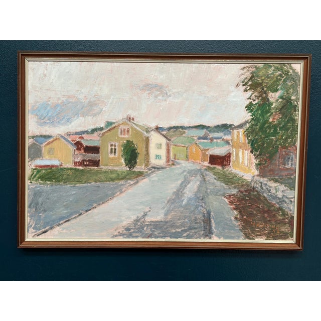 John Hedman, City View, 1982, Oil Painting on Panel, Framed For Sale - Image 16 of 18