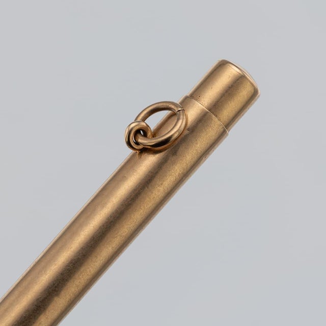 Antique English 15k Gold Mechanical Pencil from Sampson Mordan Co., 1914 For Sale - Image 6 of 10