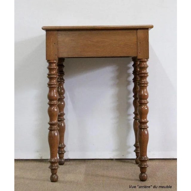 Small Louis-Philippe Style Oak Table, Late 19th Century For Sale - Image 15 of 18