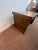 1970s Set of Two Postmodern Cube Side Tables With Brass Corner Brackets For Sale - Image 6 of 12