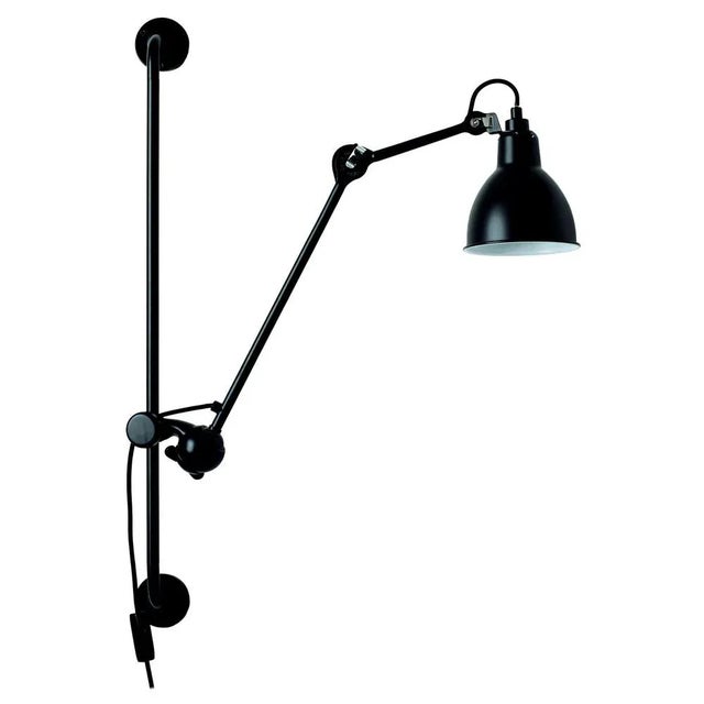 Black Black Lampe Gras N° 210 Wall Lamp by Bernard-Albin Gras For Sale - Image 8 of 8