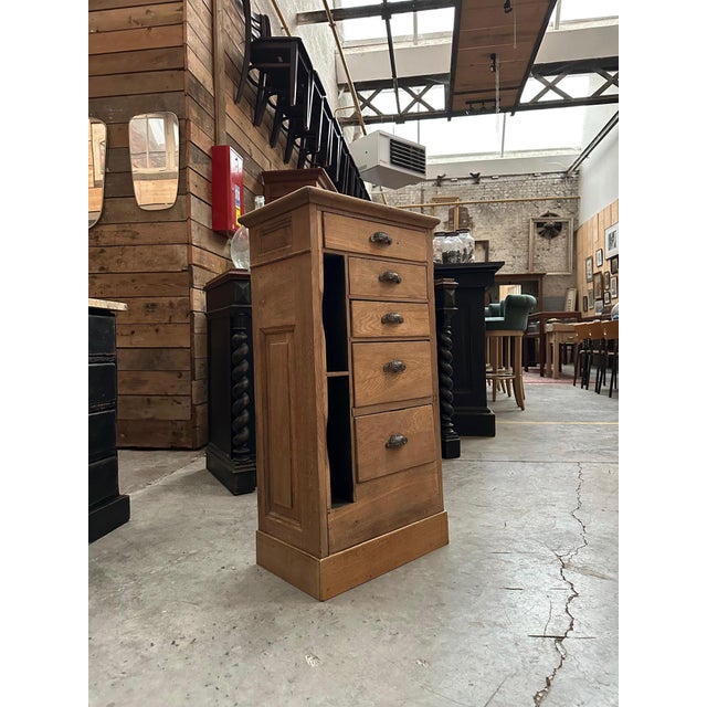 Small Early 20th Century Notary's Cabinet For Sale - Image 9 of 9