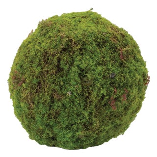 Faux Moss Orb (Set of 2) For Sale