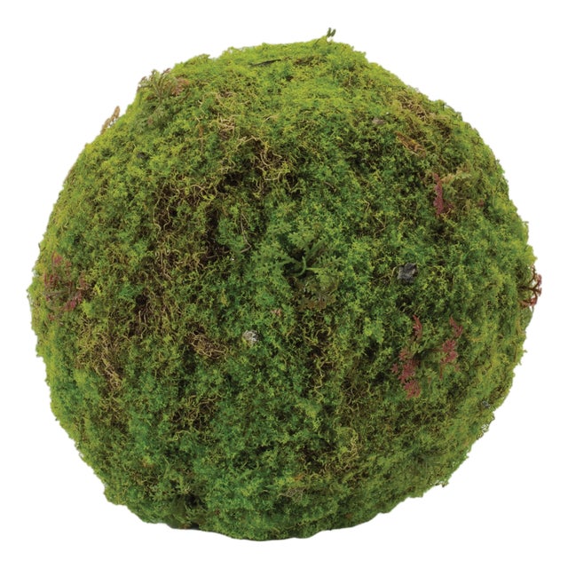 Faux Moss Orb (Set of 2) For Sale