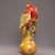 Traditional Late 20th Century Gilt Bronze Cloisonné Enamel Parrot Incense Burner on Gourd Base For Sale - Image 3 of 10