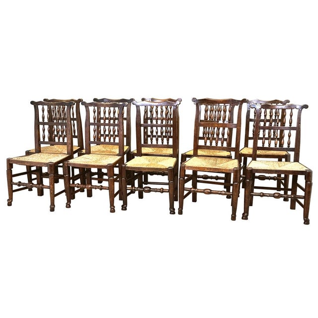 Georgian Farmhouse Kitchen Dining Chairs, 1820s, Set of 10 For Sale - Image 13 of 13