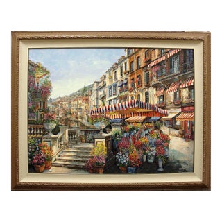 Vadik Suljakov "La Canal" Limited Edition Giclee Print For Sale