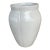 Mid Century Usa White Lotus Stoneware Art Pottery Vase For Sale