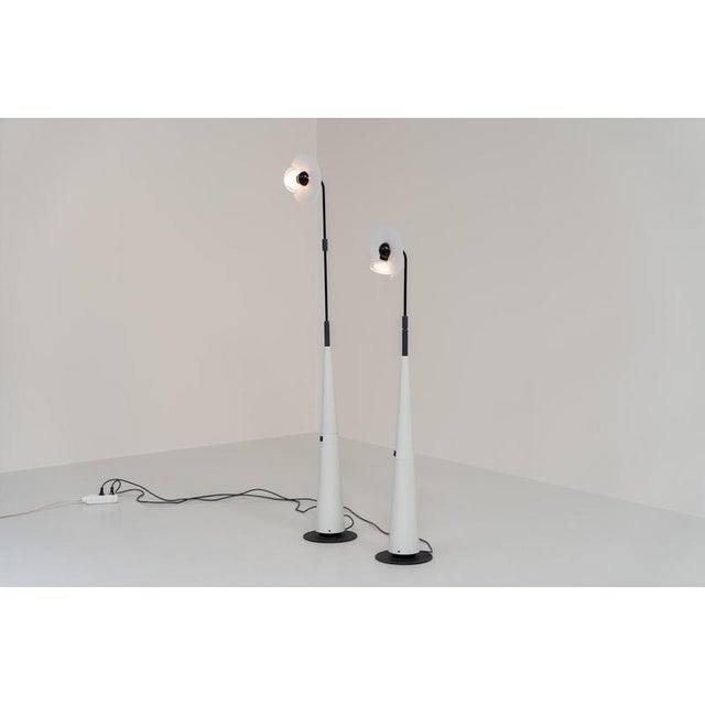 Club 1095 Floor Lamps by Giuseppe Ramella for Arteluce, Set of 2 For Sale - Image 4 of 16