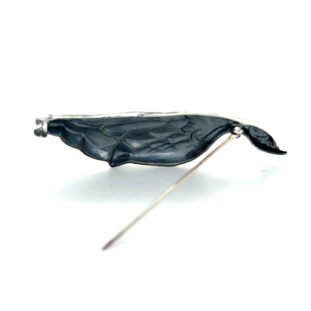 Tiffany and Co. Tiffany & Co Goose Brooch Sterling Silver Estate For Sale - Image 4 of 9