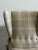 1970s Swedish Highback Lounge Chair in Plaid For Sale In Los Angeles - Image 6 of 17