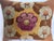 18th Century French Aubusson Tapestry Pillow With Floral Medallion For Sale In Los Angeles - Image 6 of 7