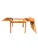 Modern Danish Teak Extendable Dining Table With Hidden Leaves For Sale - Image 4 of 11
