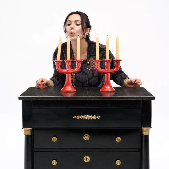 Black French Empire Style Chest For Sale - Image 8 of 9