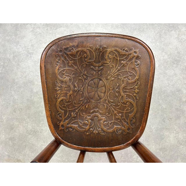 Wood Bentwood Dining Room Chairs from Thonet, 1920s, Set of 4 For Sale - Image 7 of 15