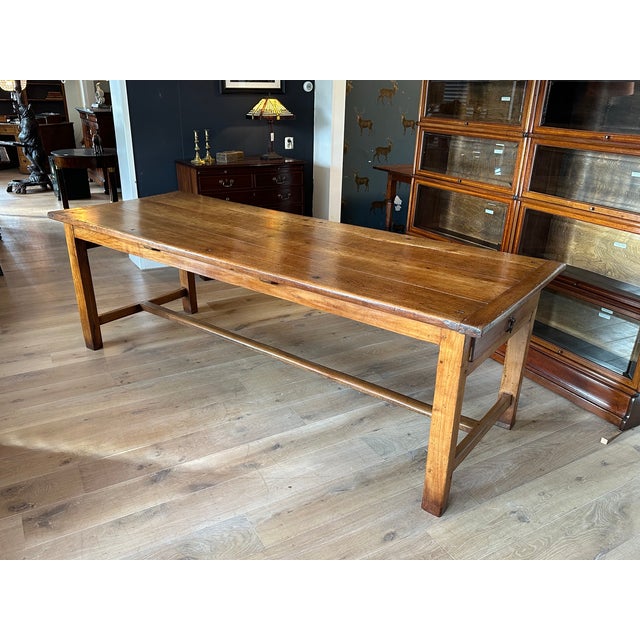 Vintage French Cherrywood Farmhouse Table For Sale - Image 17 of 17