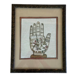 Antique Indian Palmistry Hasta Sāmudrika For Sale
