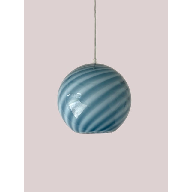 Acquarius 20 Pendant Light in Swirl Glass Rigadin Murano Glass from La Murrina, 1990s For Sale - Image 3 of 18