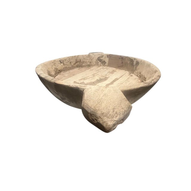 Vintage Wooden Parat Bowl For Sale - Image 4 of 5