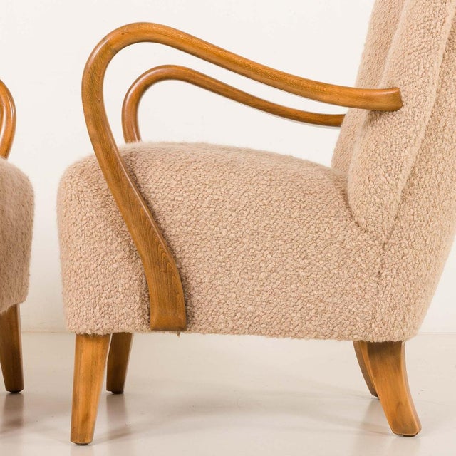 Armchairs by Alfred Christensen, Denmark, 1950s, Set of 2 For Sale - Image 12 of 15