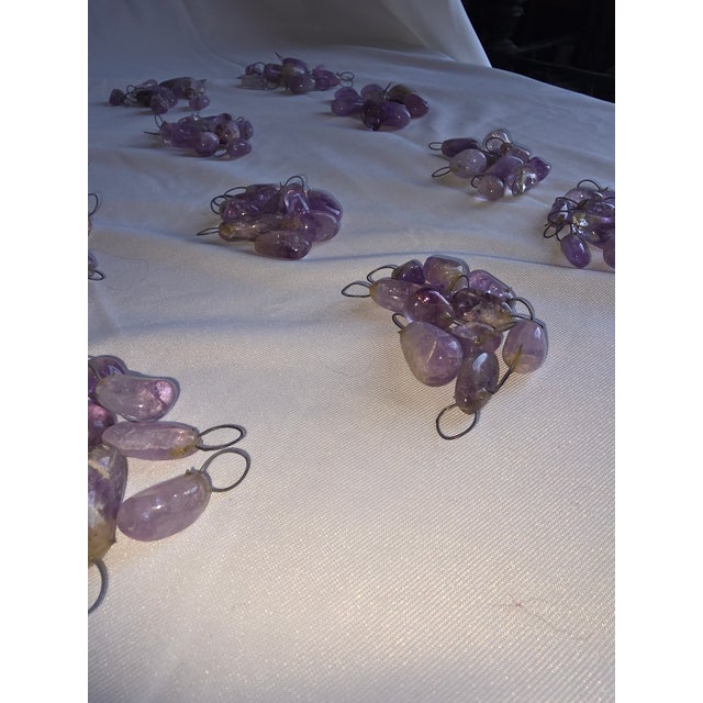 Collection of Amethyst Quartz Drops For Sale - Image 4 of 11