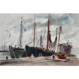 Eve Nethercott, Gloucester (83), Watercolor For Sale