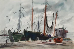 Eve Nethercott, Gloucester (83), Watercolor
