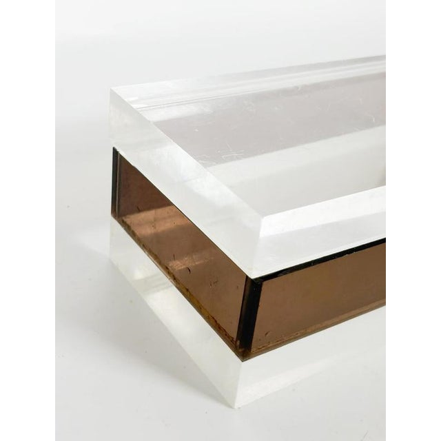 Mid-Century Modern French Altuglas Box, France, 1970s For Sale - Image 11 of 12
