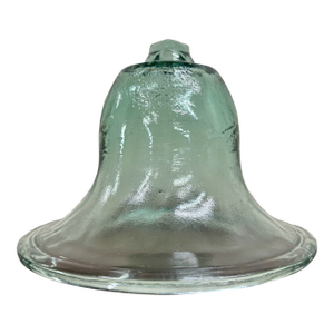 Vintage French Style Aqua Color Glass Garden Cloche