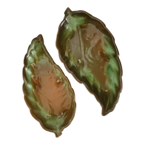 Pair MCM Frankoma Serving / Candy Dishes