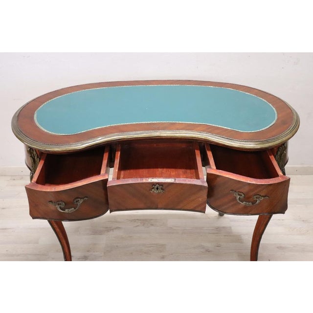 Wooden Writing Desk, 1900s For Sale - Image 6 of 15