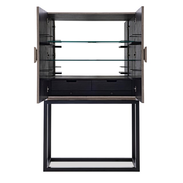 Traditional Maitland-Smith Alistar Bar Cabinet For Sale - Image 3 of 3