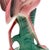 1950s Mid-Century 11" Tall Open Wing Pink Flamingo Ceramic Tabletop Statue, Pair For Sale - Image 16 of 18