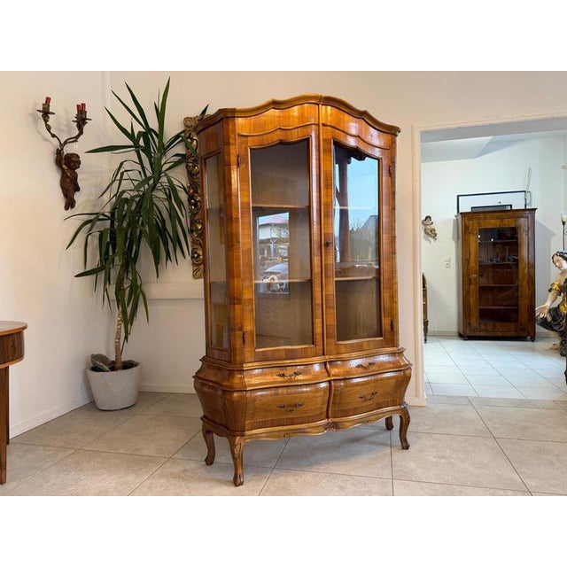 Baroque Display Cabinet in Glass, 1960s For Sale - Image 6 of 11