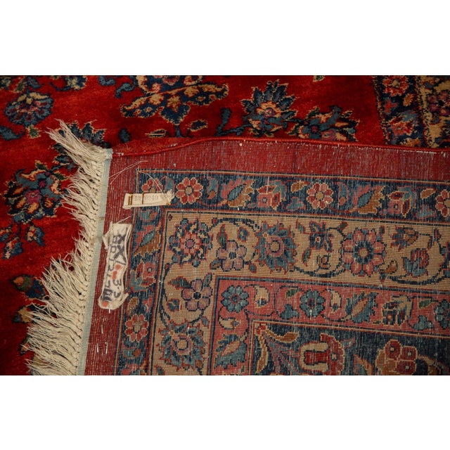 Traditional Vintage Fine Kazvin Carpet - 11'9" x 15'8" For Sale - Image 3 of 12