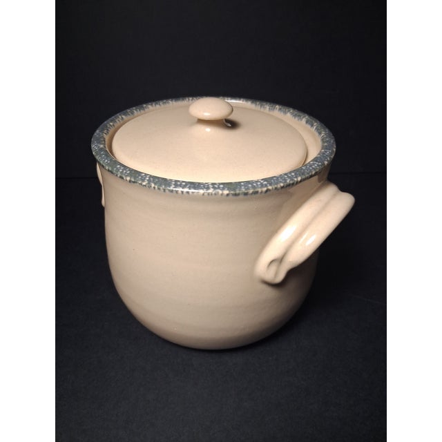 Ceramic Home & Garden Party Stoneware Cookie Jar / Bean Pot For Sale - Image 7 of 10