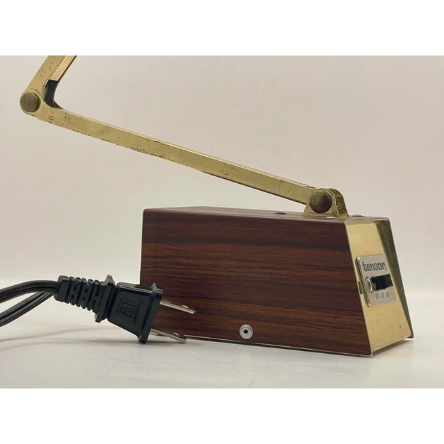 Brass Vintage 1960’s Tensor Adjustable Brass Desk Lamp For Sale - Image 8 of 8