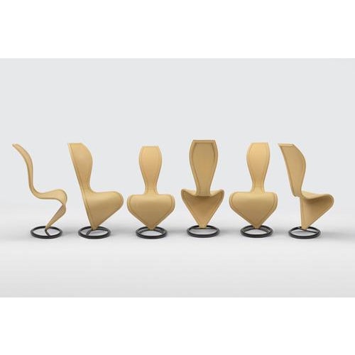 S Chairs from Cappellini, Set of 8 For Sale - Image 12 of 13