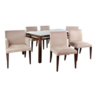 Modern Room & Board Dining Set - 7 Pieces For Sale