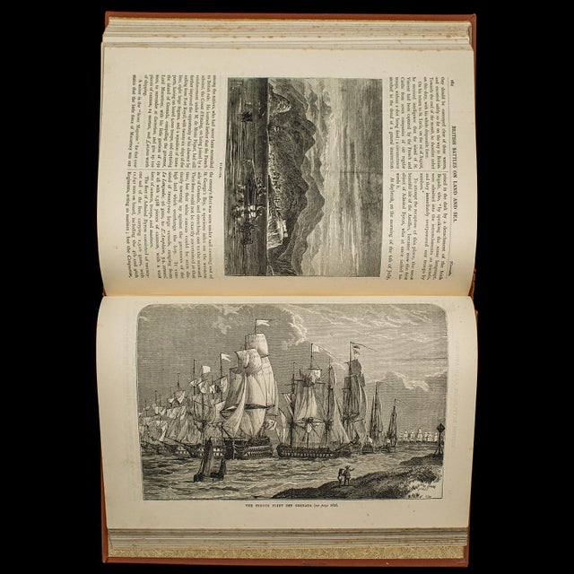 3 Vols British Battles on Land and Sea, Antique, Military Reference Book, c.1900 For Sale - Image 9 of 12