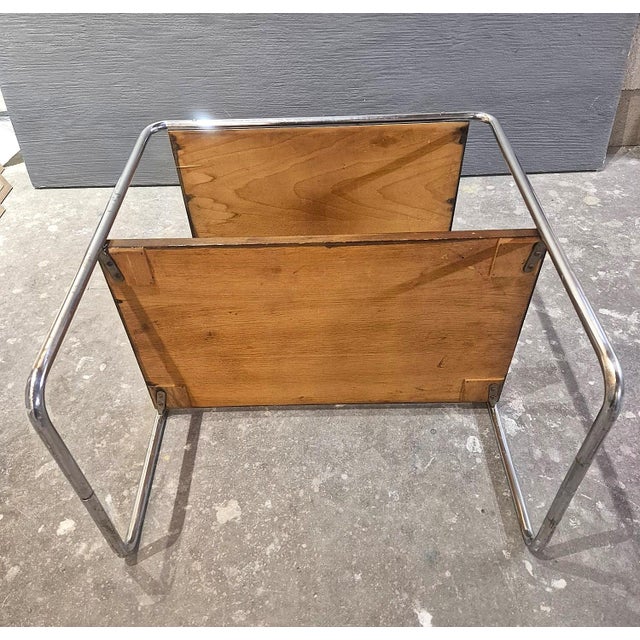 Metal Bauhaus B12 Table by M. Breuer for Mücke-Melder, 1930 For Sale - Image 7 of 10