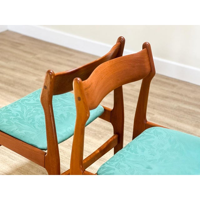 Wood Danish Chairs in Teak from Hans Olsen, Denmark, 1960s, Set of 4 For Sale - Image 7 of 18