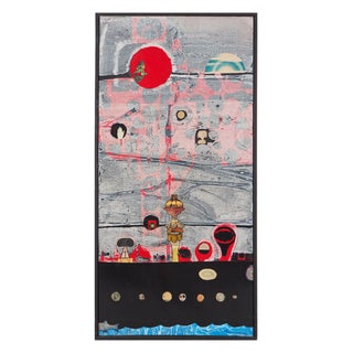 Jean-Pierre Vielfaure, The Journey of the Idol, Oil on Canvas For Sale