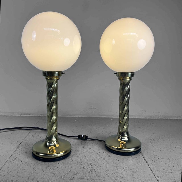 Vintage Table Lamps attributed to Rogo Leuchten, 1970s, Set of 2 For Sale - Image 13 of 17