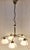 Vintage Pendant Lamp with White Marbled Glass Shades from Honsel, 2000s For Sale - Image 3 of 8