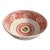 Pink Flower Handcrafted Vessel Basin Ceramic Modern Style, Moroccan Basin Sink Bowl with Brass Drain For Sale