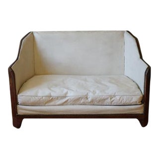 1940s Art Deco Settee, France For Sale