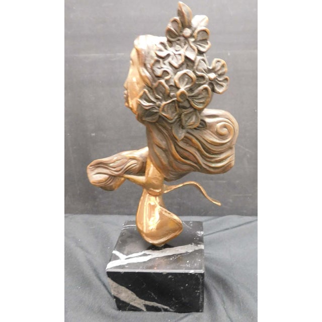 Sunol Alvar "Pareja" Bronze Sculpture With Granite Base Signed For Sale - Image 4 of 14